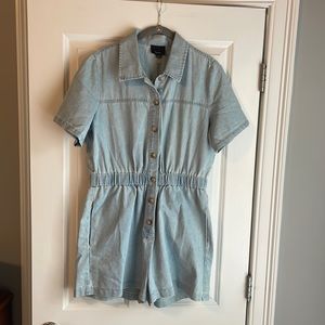 Denim Romper
